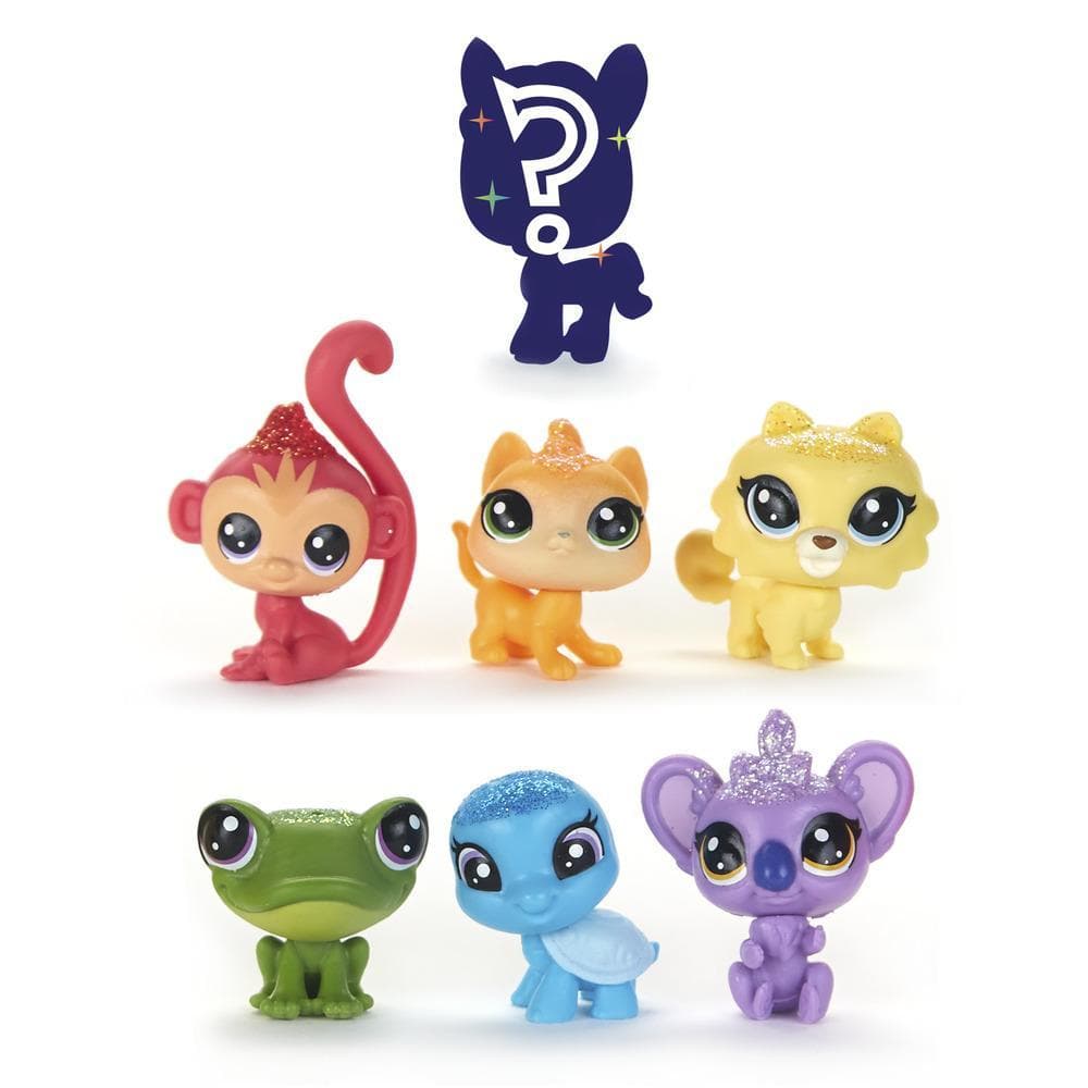 Набор из 7 радужных петов из серии Радужная Коллекция Littlest Pet Shop  